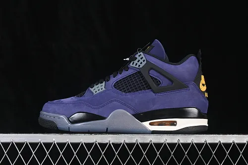All categories Air Jordan Jordan series basketball shoes Air Jordan 4 LJR version Air Jordan 4 Retro "Lakers" AJ4 Joe 4 Lakers Purple Gold FV5029-500